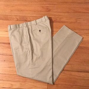 Men’s tan wrinkle free Nordstrom chino pants. W38